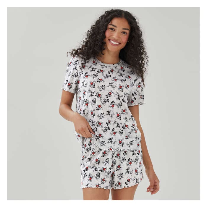 Women's Disney Mickey Mouse 2-Piece Sleep Set